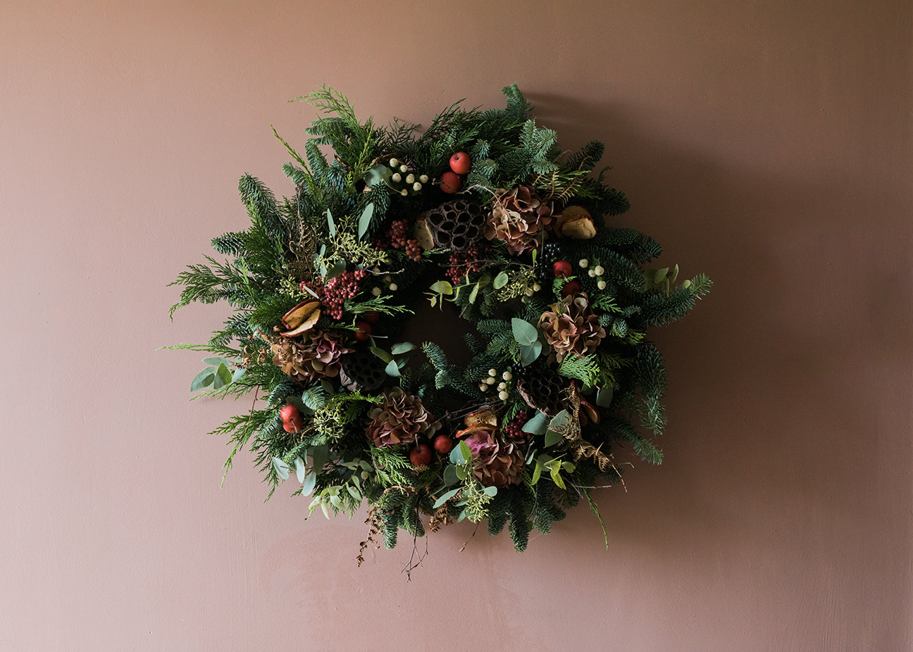 Christmas wreaths by The Garden available for delivery nationwide
