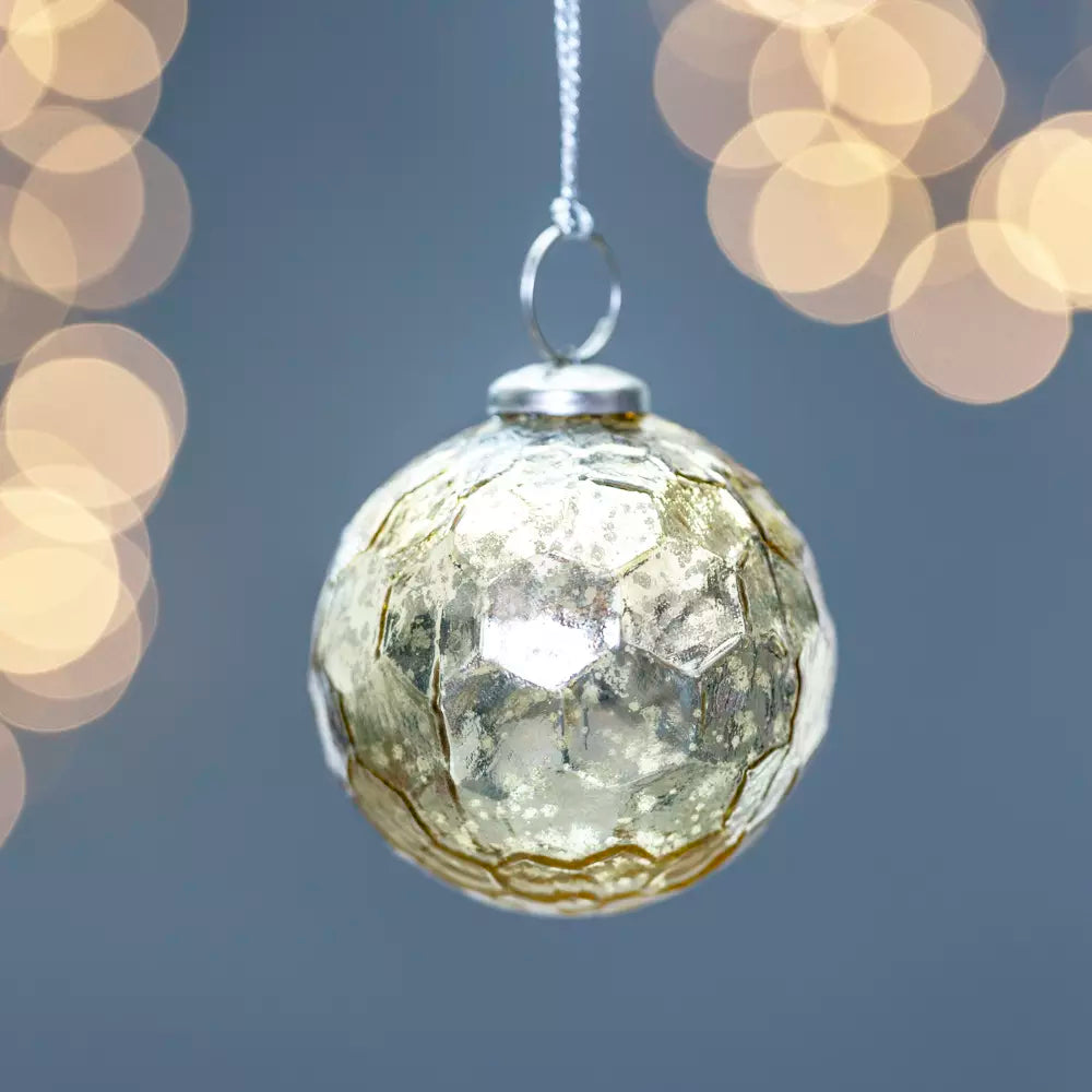 Champagne Christmas Bauble