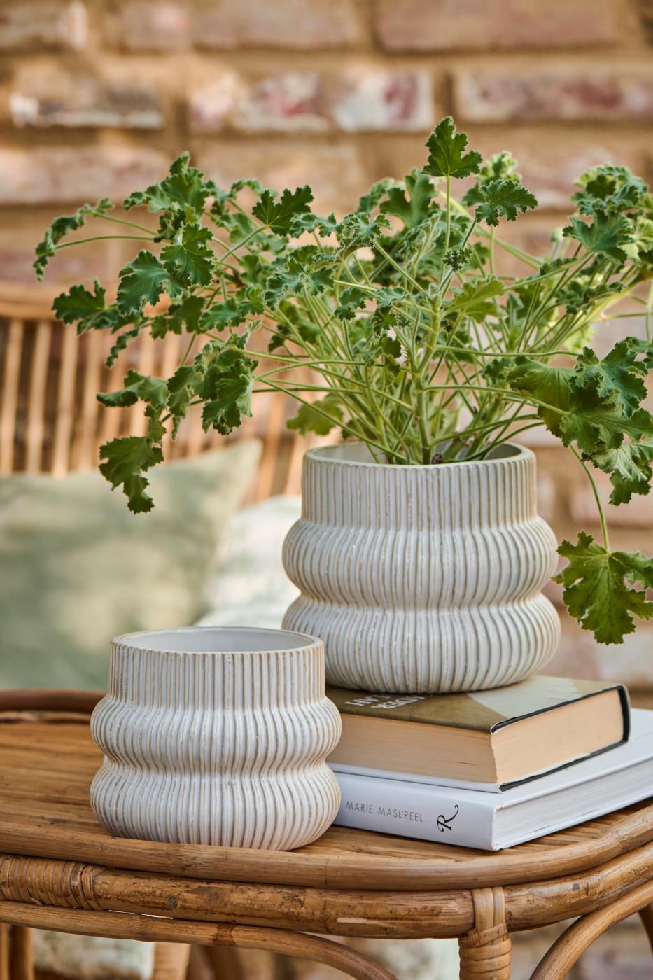 Rustic Distressed Ceramic Pot