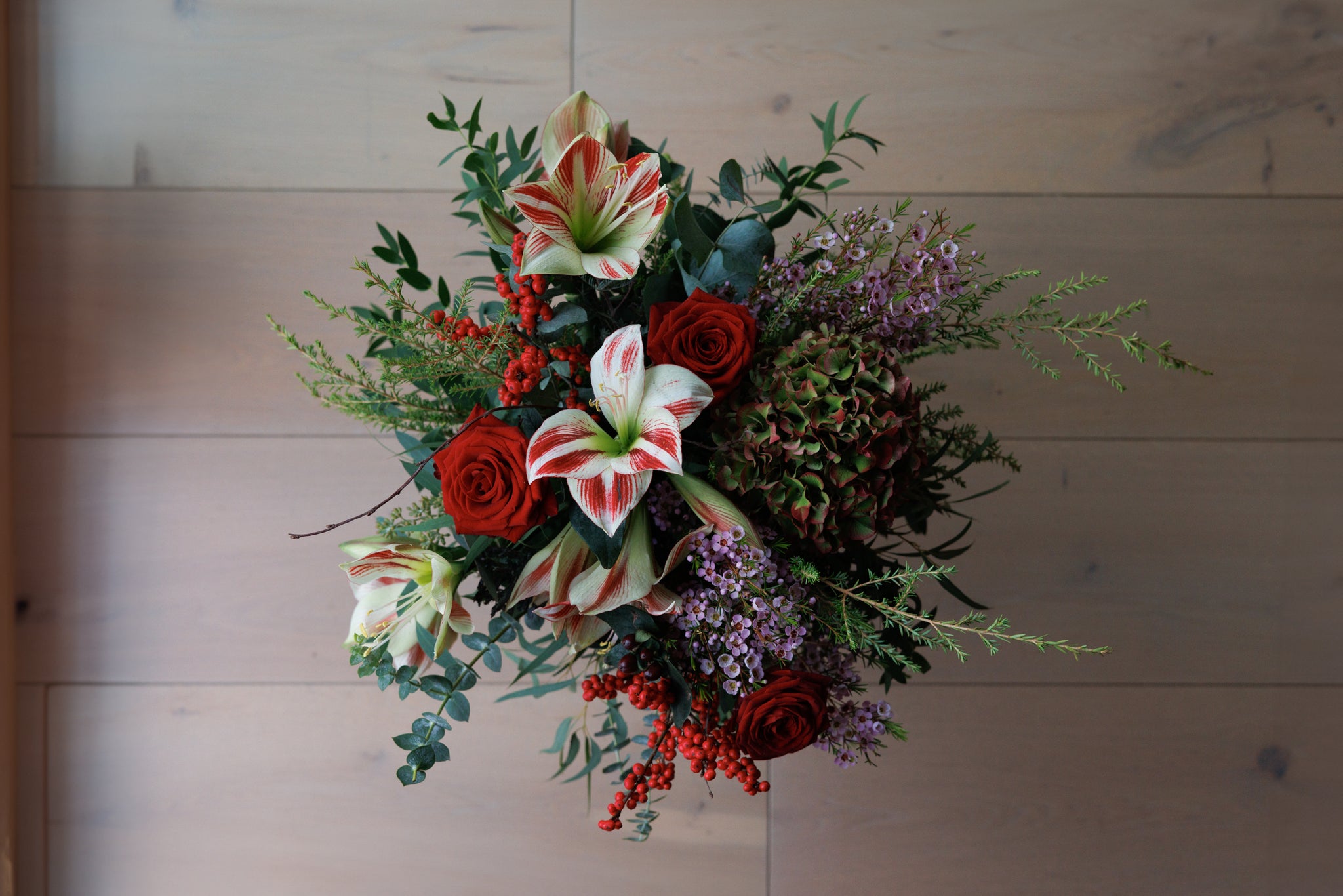 the garden dublin florist christmas bouquet