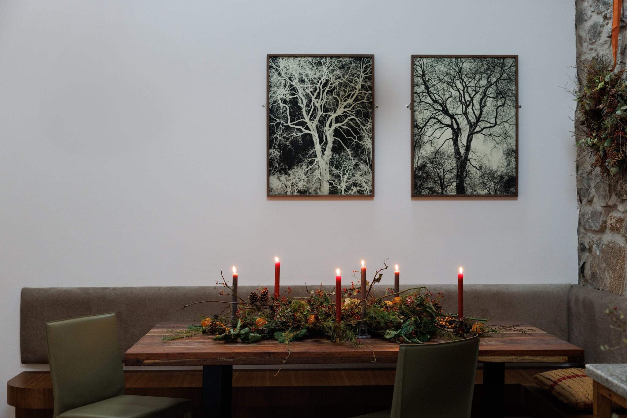 the garden dublin florist christmas mantle garland