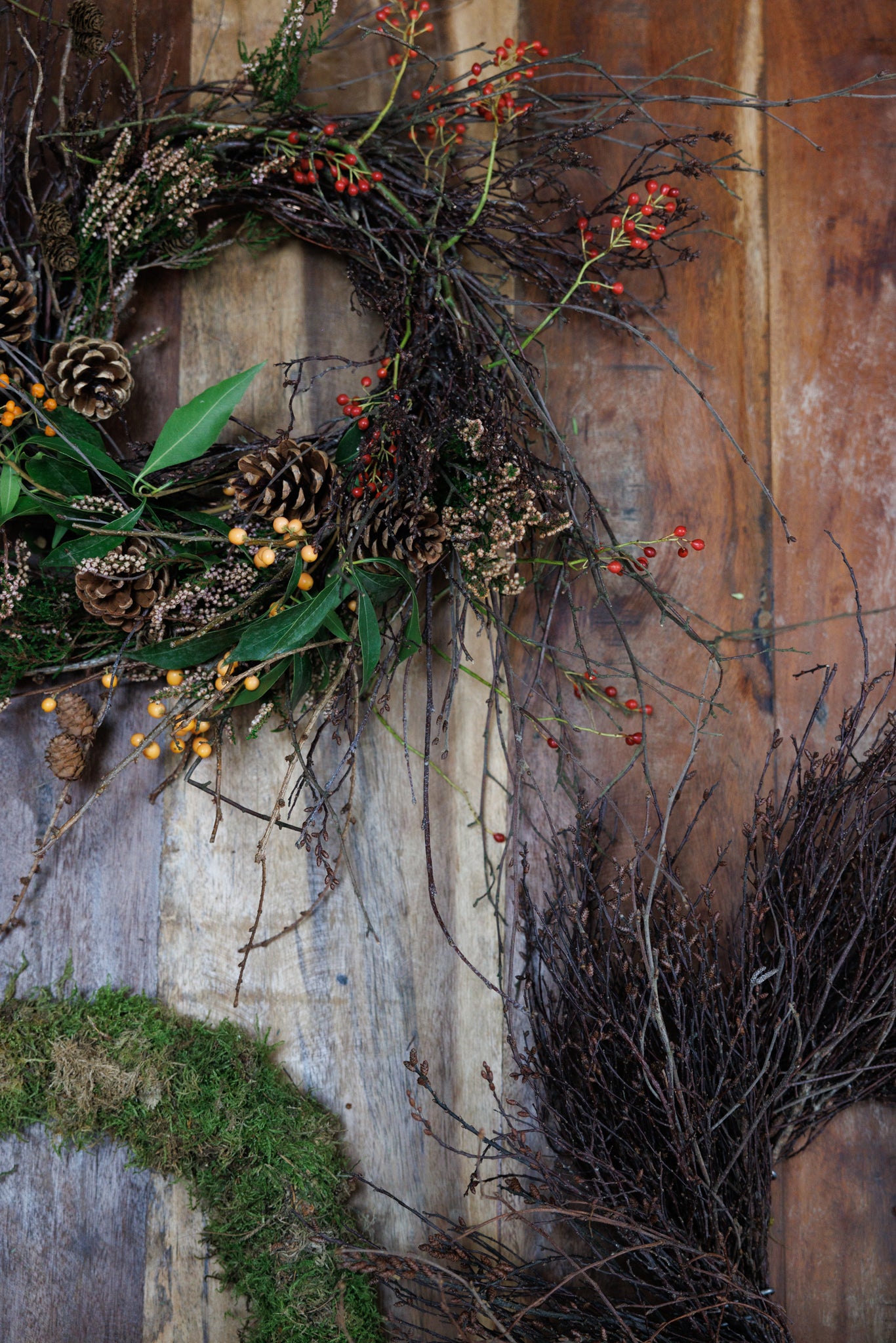 the garden florist christmas wreath