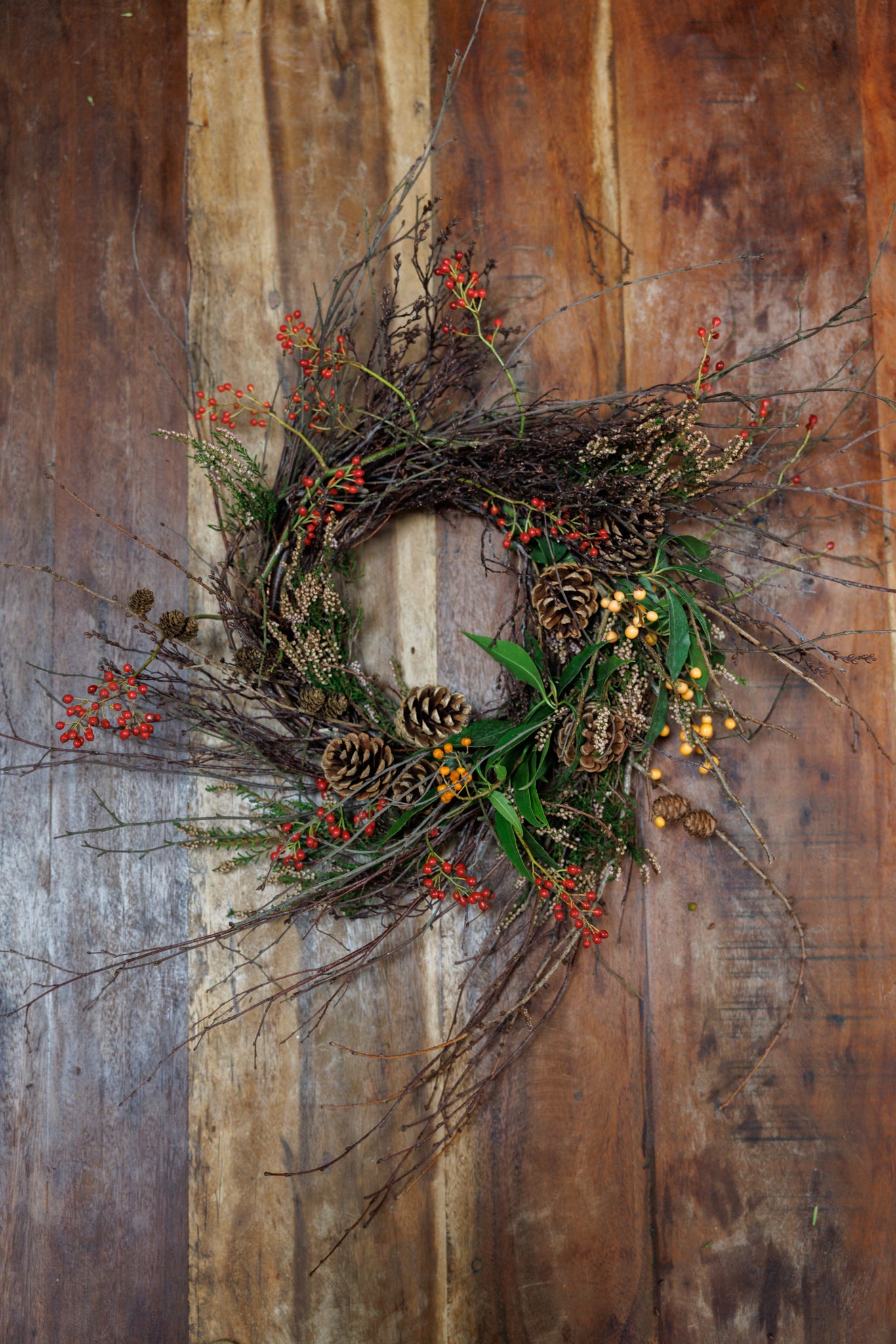 the garden florist christmas wreath 