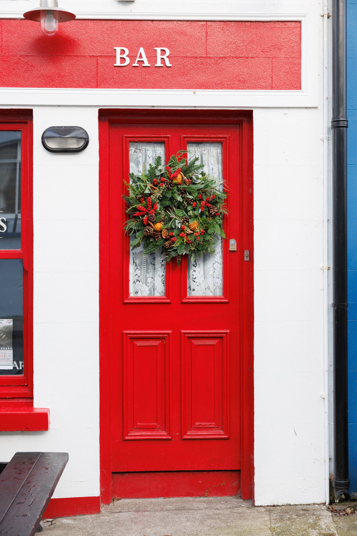 the garden florist christmas wreath traditional